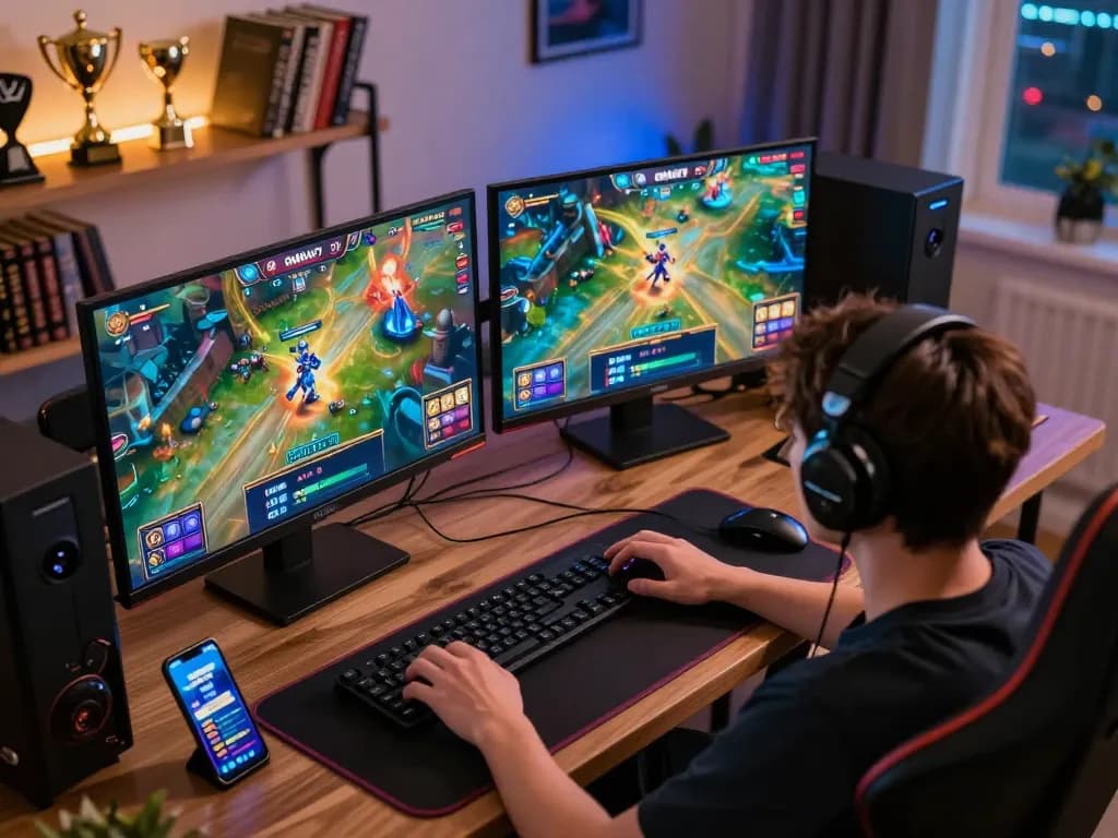 Pemain yang terlibat memainkan OMBAK77 secara online di rumah, menampilkan tampilan permainan yang dinamis dan pengaturan yang nyaman dengan https://www.saigoncafesterling.com/menus.