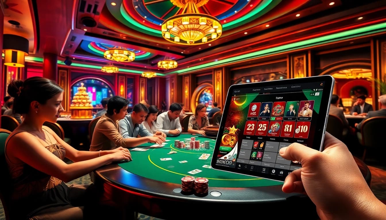 Players enjoying a high-stakes game at SX88, immersed in the exhilarating casino experience.