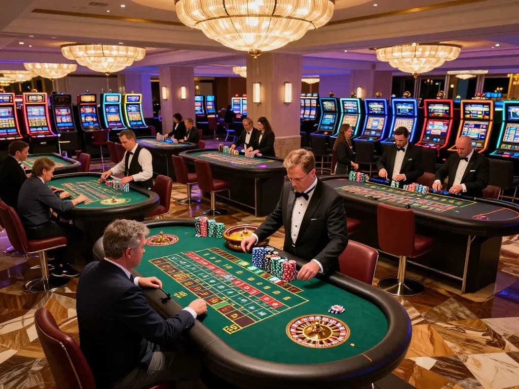 Engaging roulette gameplay at the casino, showcasing tx88 betting strategies in action.
