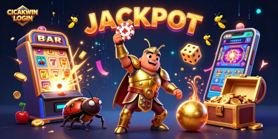 CICAKWIN LOGIN: Join the excitement of jackpot wins with dynamic online slots and colorful gaming elements.