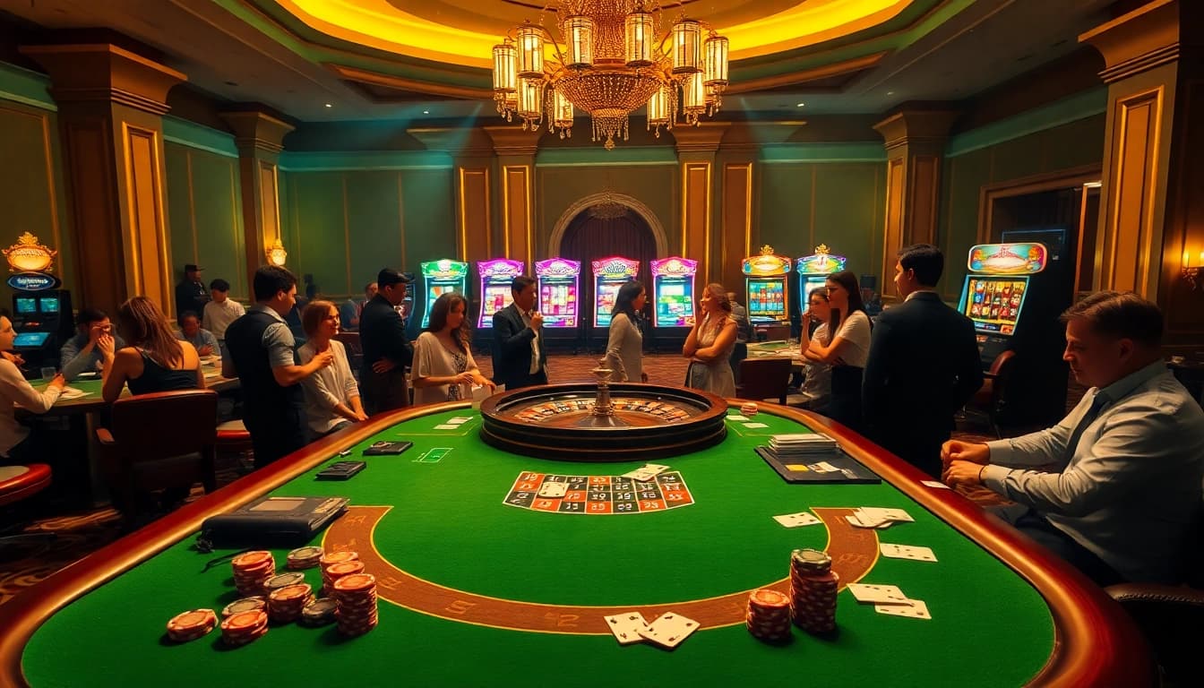 Experience immersive excitement in 99ok casino with poker, roulette, and vibrant slot machines.