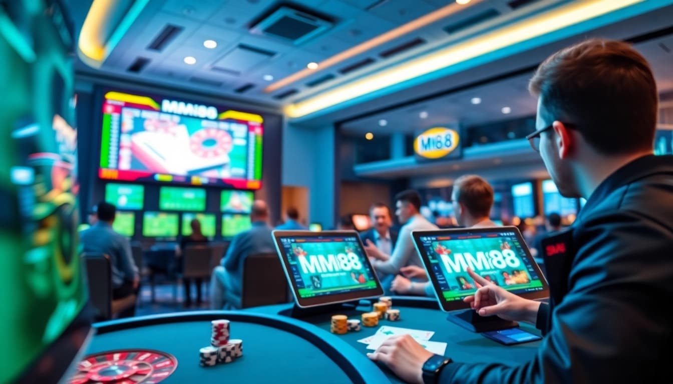 Discover the engaging MM88 online gambling environment filled with vibrant games and lively players.