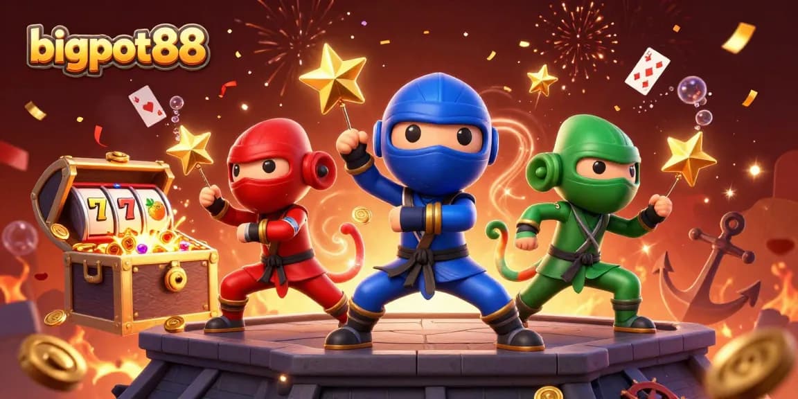 Engage with bigpot88 as chameleon ninjas unleash jackpot thrills through dynamic casino visuals.