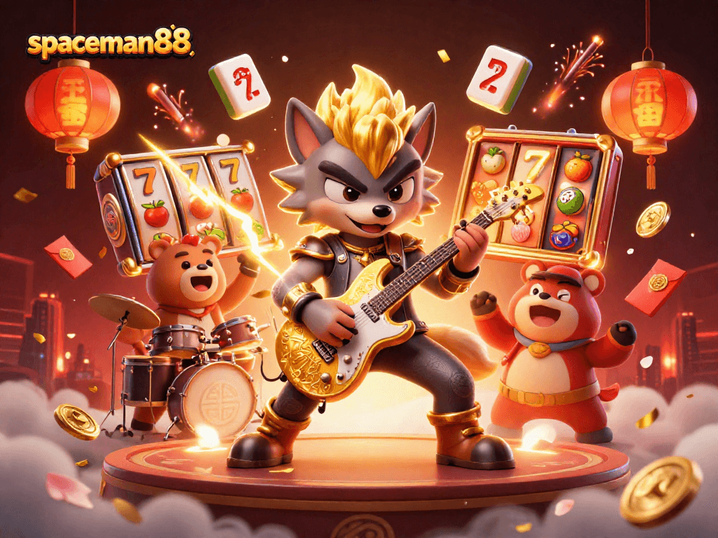 Experience thrilling slots action with spaceman88 featuring colorful elements and engaging characters.