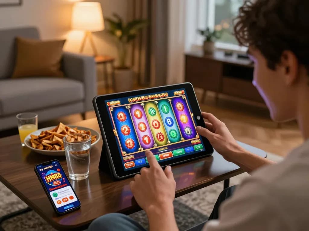 Engaging with HM88 online casino slots for an exciting gaming experience at home