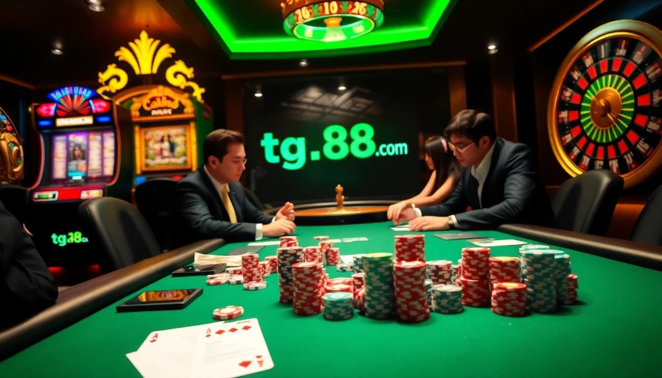 Experience high-stakes excitement at tg88. com with thrilling casino games and vibrant gameplay.