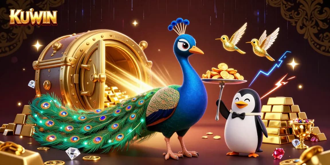 Experience winning strategies at KUWIN with vibrant gaming featuring royal peacock and butler