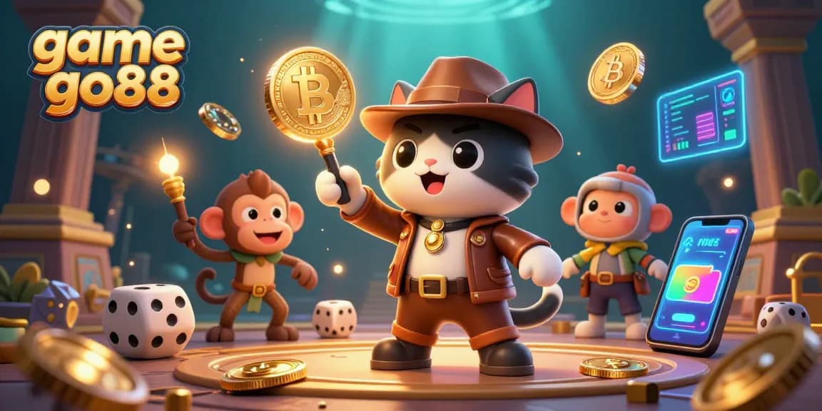 Experience thrilling adventures with game go88 as our explorer cat uncovers casino treasures!