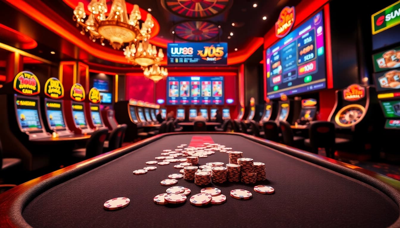 Experience the thrill of gambling at uu88 with exciting games and vibrant casino visuals.