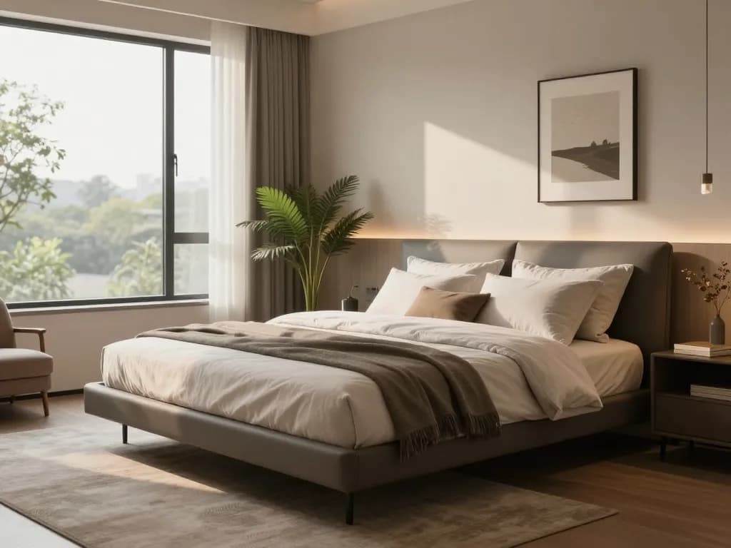 Stylish floating bed design from https://www.josephineinteriordesign.com/floating-beds/ showcasing modern bedroom aesthetics.