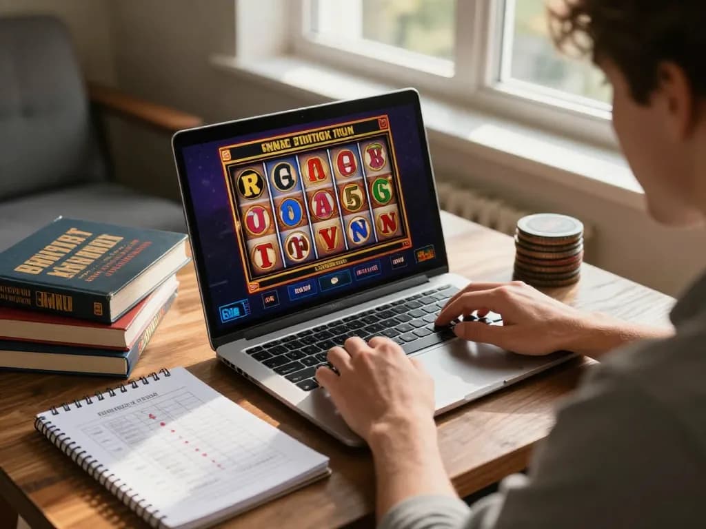 Pemain 88Pulsa terlibat dalam permainan kasino online dengan catatan strategi, menunjukkan pengalaman mendalam.