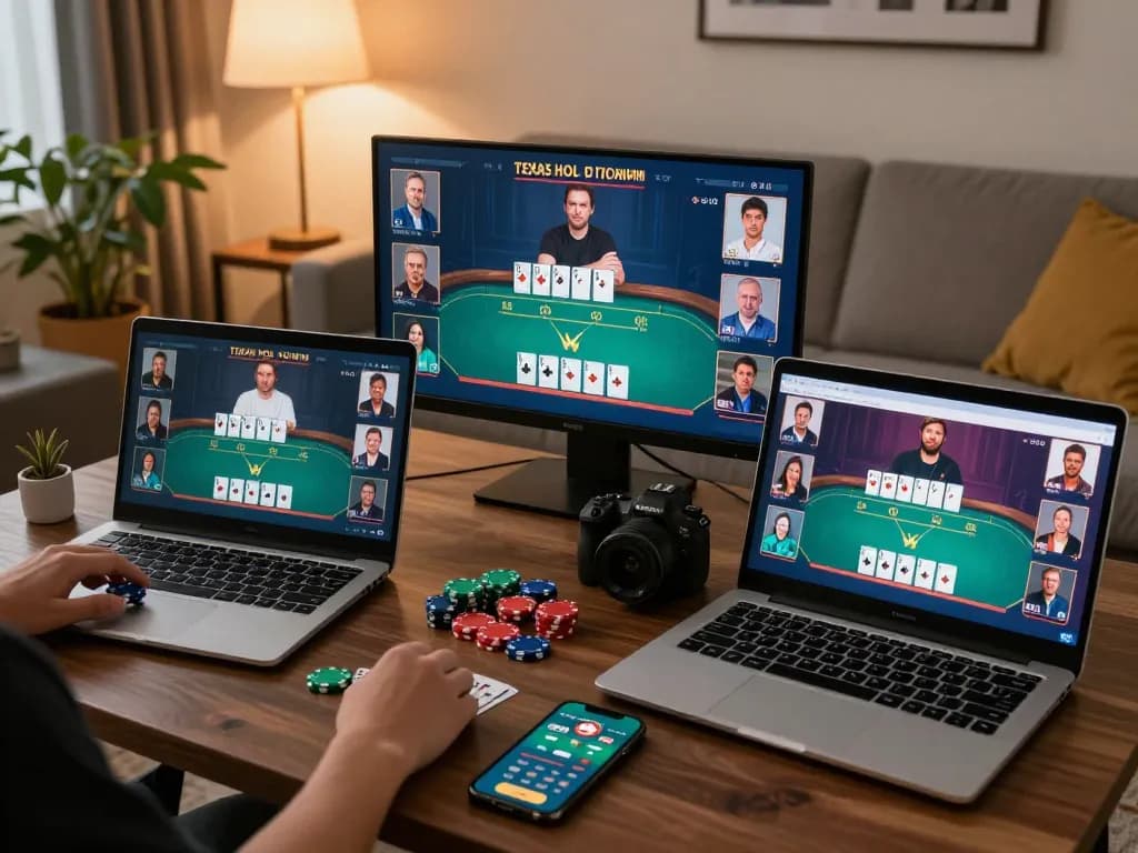 Engage with IWIN68 in a lively online poker game showcasing strategy and fun from home.