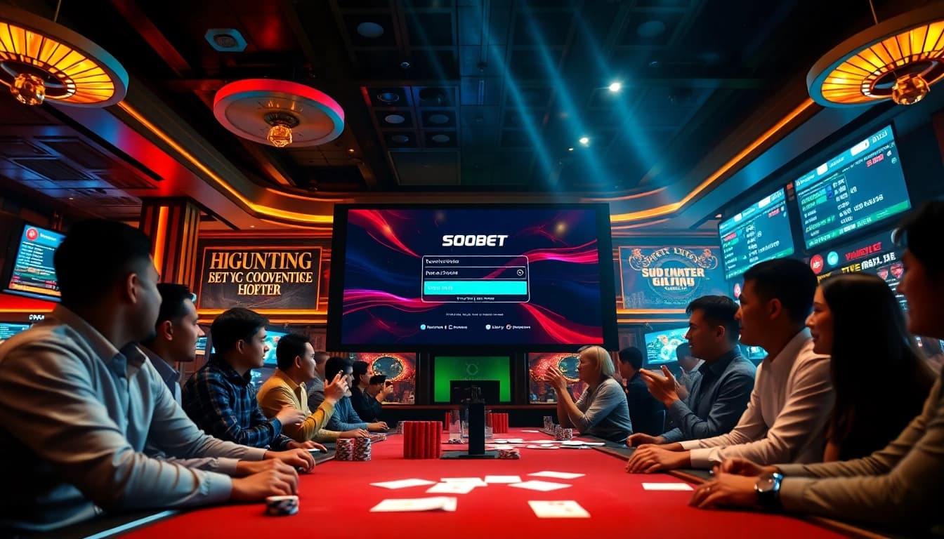 Experience sbobet login indonesia at a lively casino sports betting table with dynamic match odds.