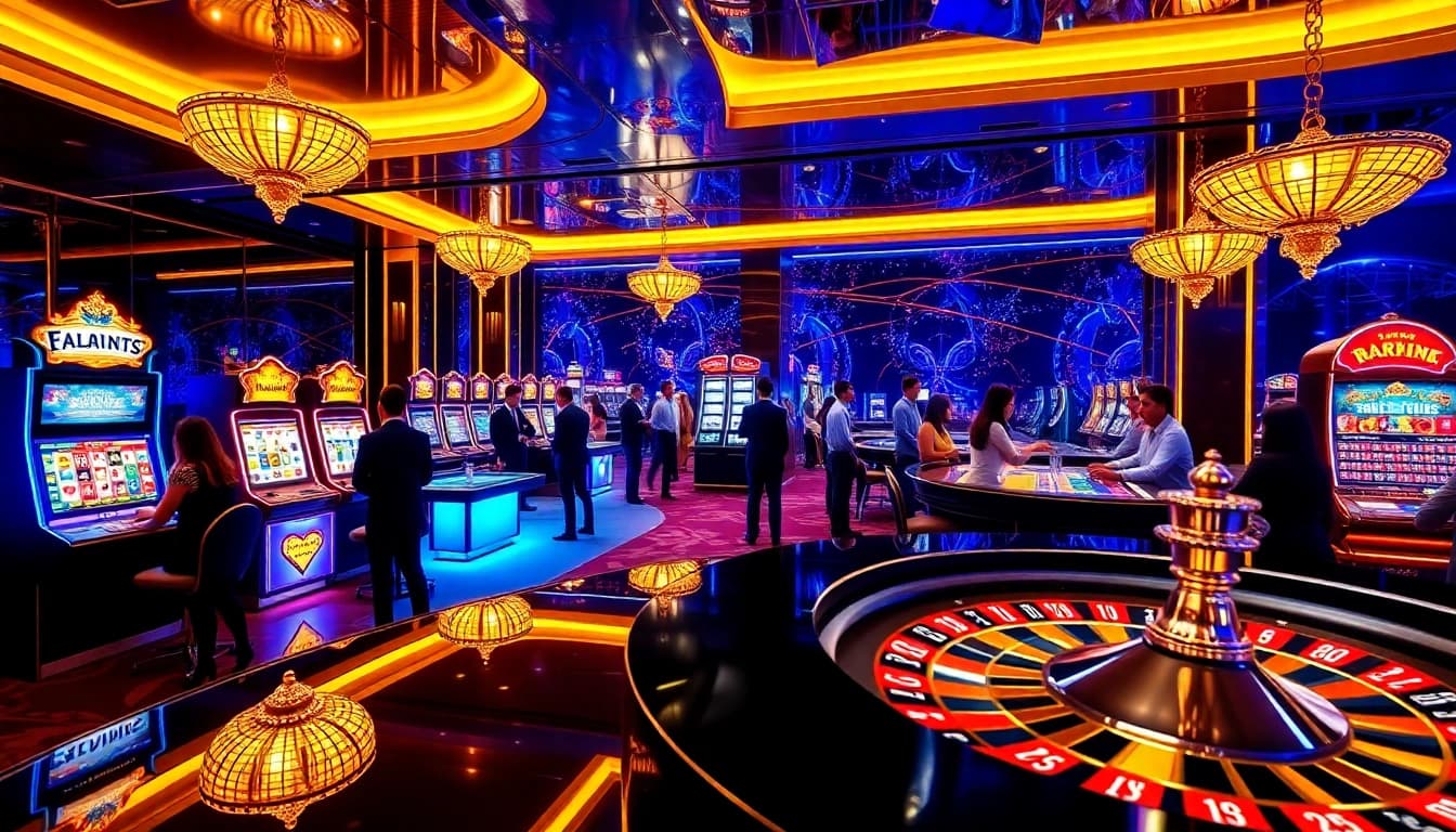 Lô Đề Trực Tuyến players engaging in high-stakes betting at a virtual casino table