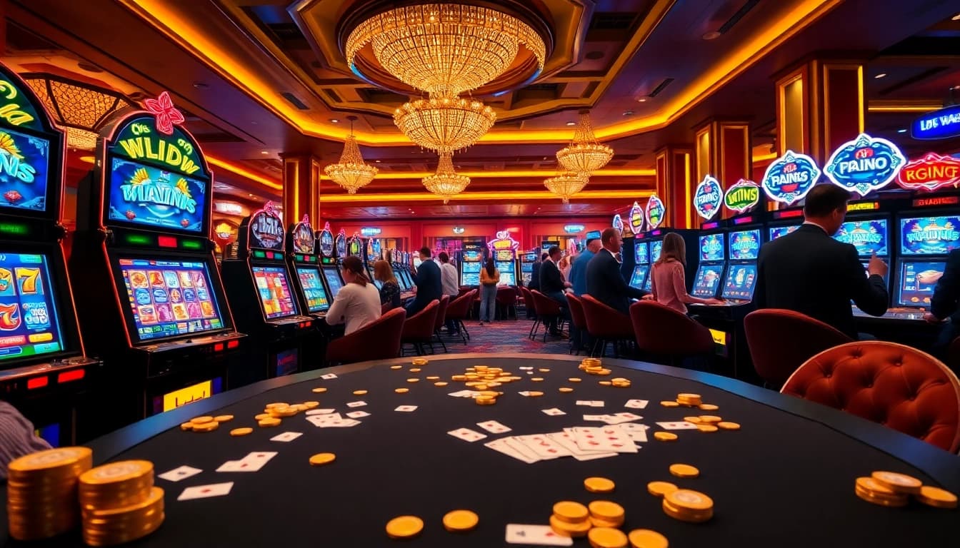 Experience the thrilling idn slot games in a vibrant online casino atmosphere.