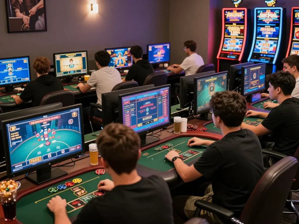 Players strategizing during an intense game session on 789club online casino interface.