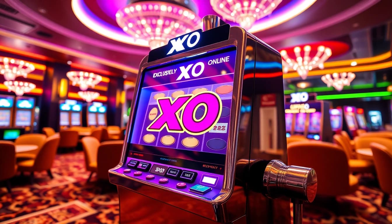 สล็อตเว็บตรงจากค่าย XO ที่มีบรรยากาศในคาสิโนที่หรูหราและสดใส