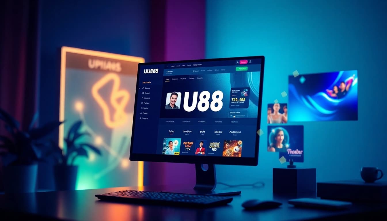 UU88 online betting platform showcasing various games with a professional and inviting atmosphere.