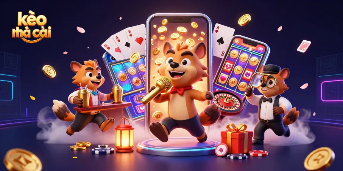 Engage with kèo nhà cái as hyenas run a comedy casino club with vibrant gambling elements.