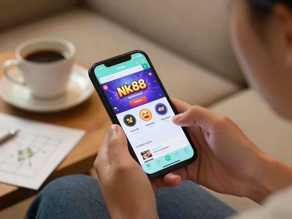 Engage in thrilling gameplay with nk88 app while enjoying a cozy home night
