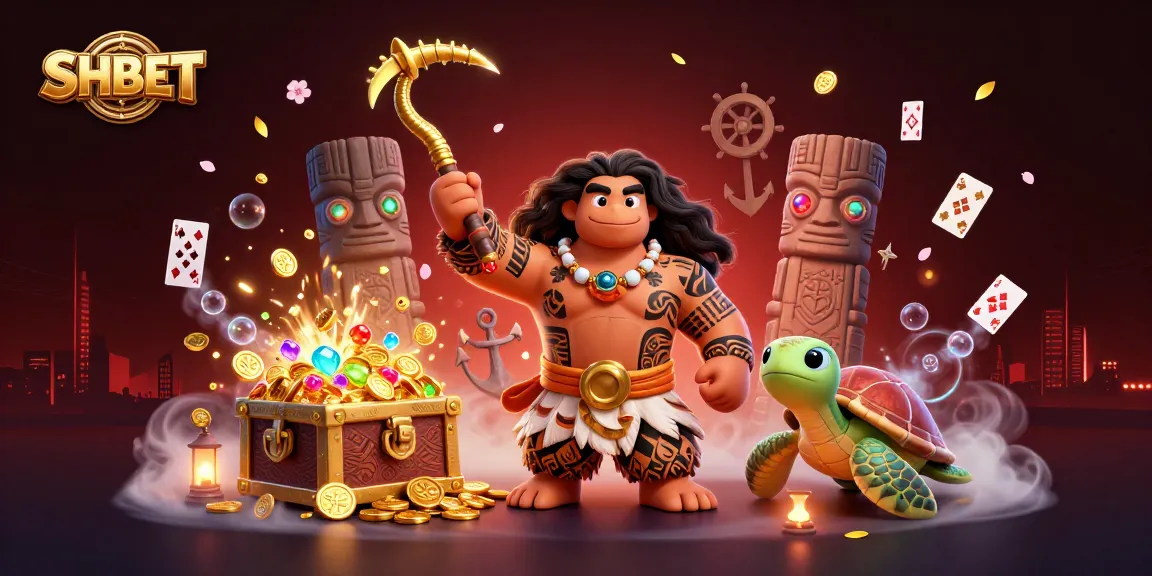 SHBET showcases exciting underwater casino adventures with a Polynesian demigod and treasures.
