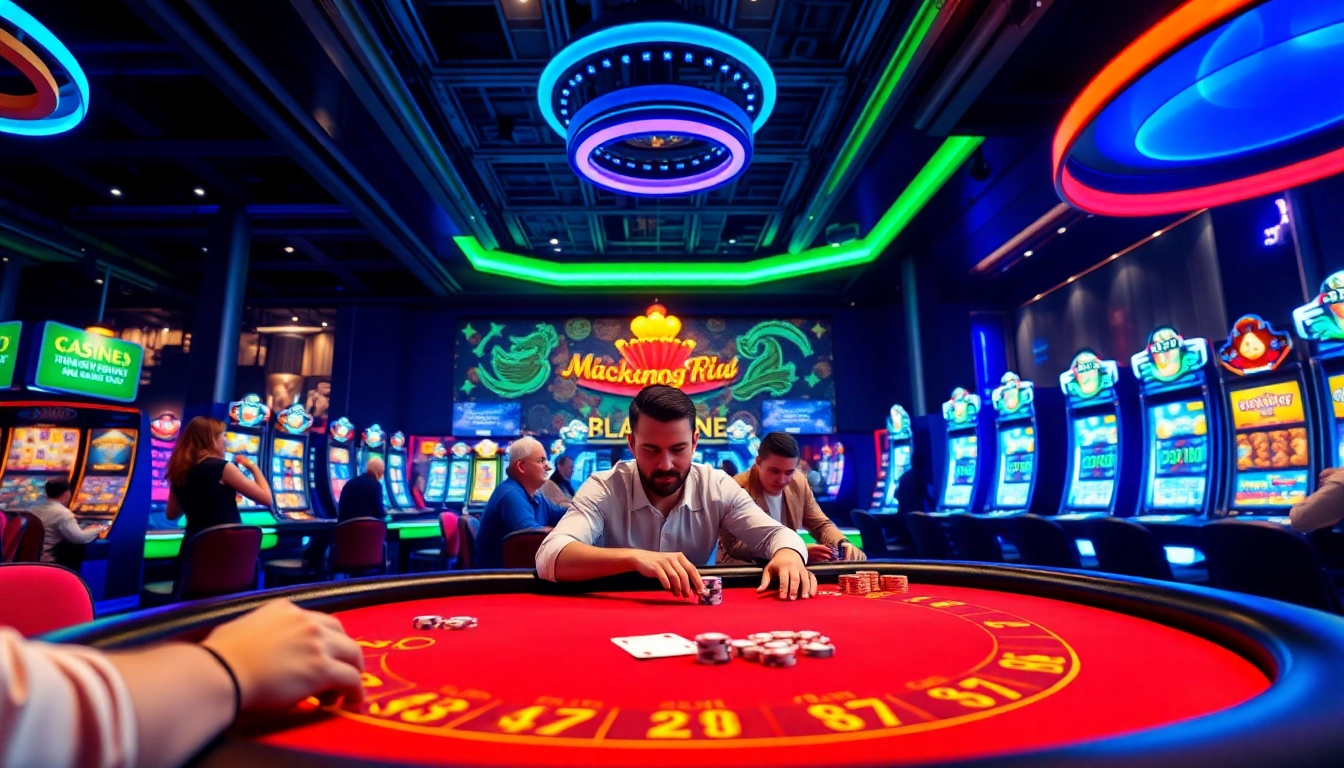 Engaged players at an online casino Singapore table, showcasing excitement in a dynamic gaming environment.
