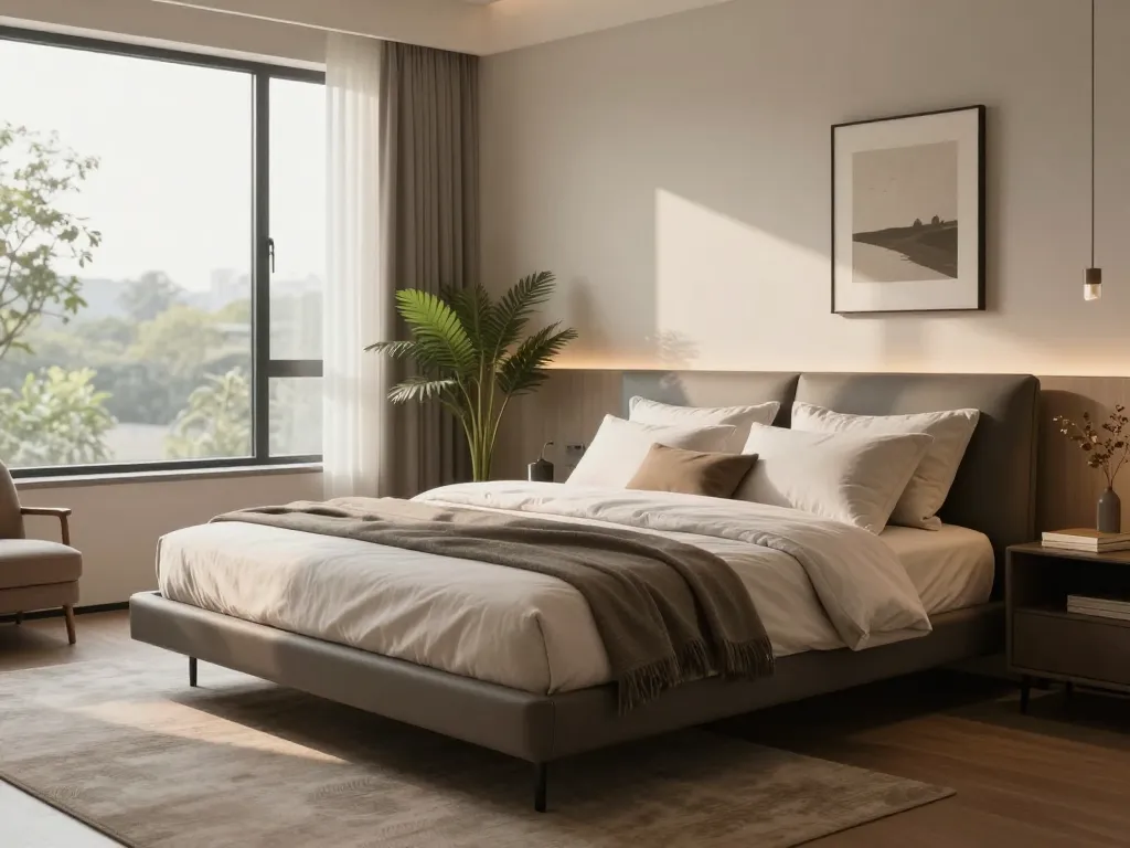 Stylish floating bed design from https://www.josephineinteriordesign.com/floating-beds/ showcasing modern bedroom aesthetics.