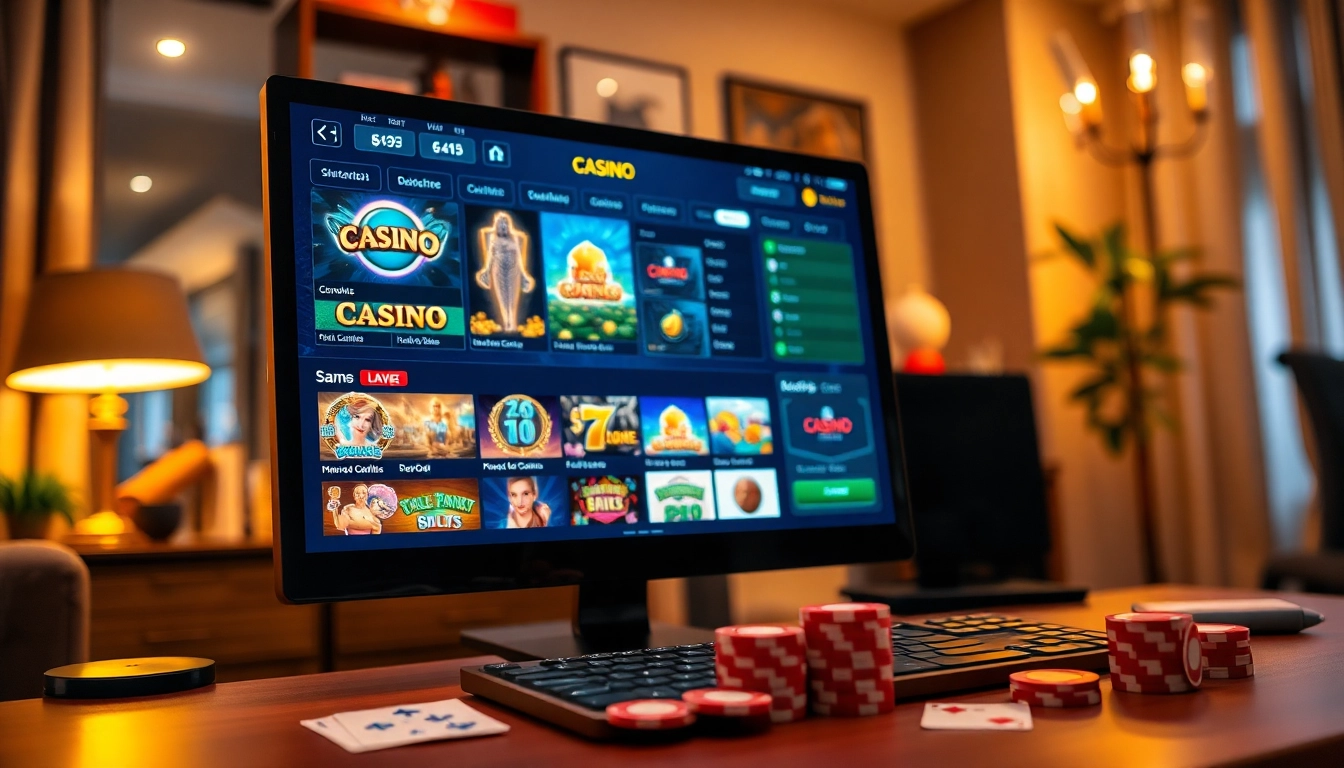 Erfreuen Sie sich an einer Auswahl an casino-spiele de in einer eleganten Online-Casino-Umgebung.