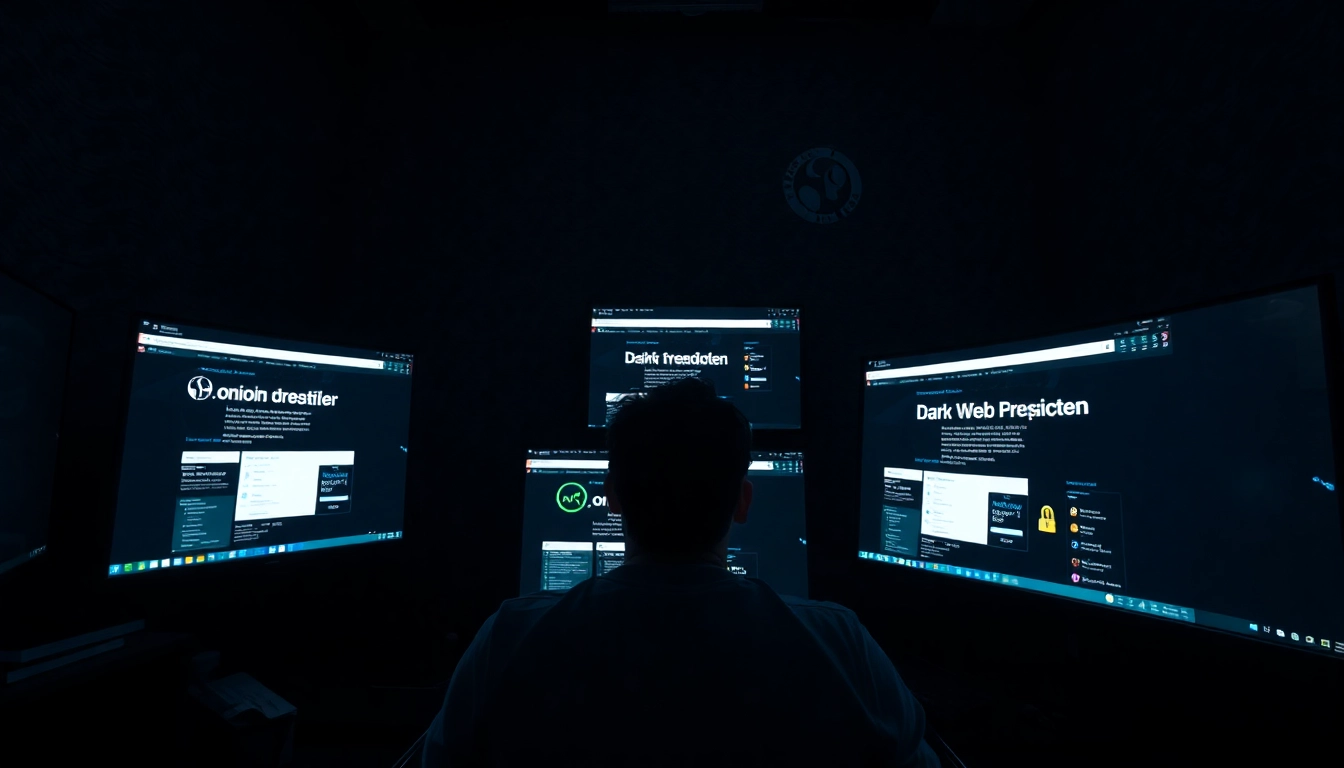 Exploring hidden wiki 2026 on dark web with Tor browser interface in a secure environment.