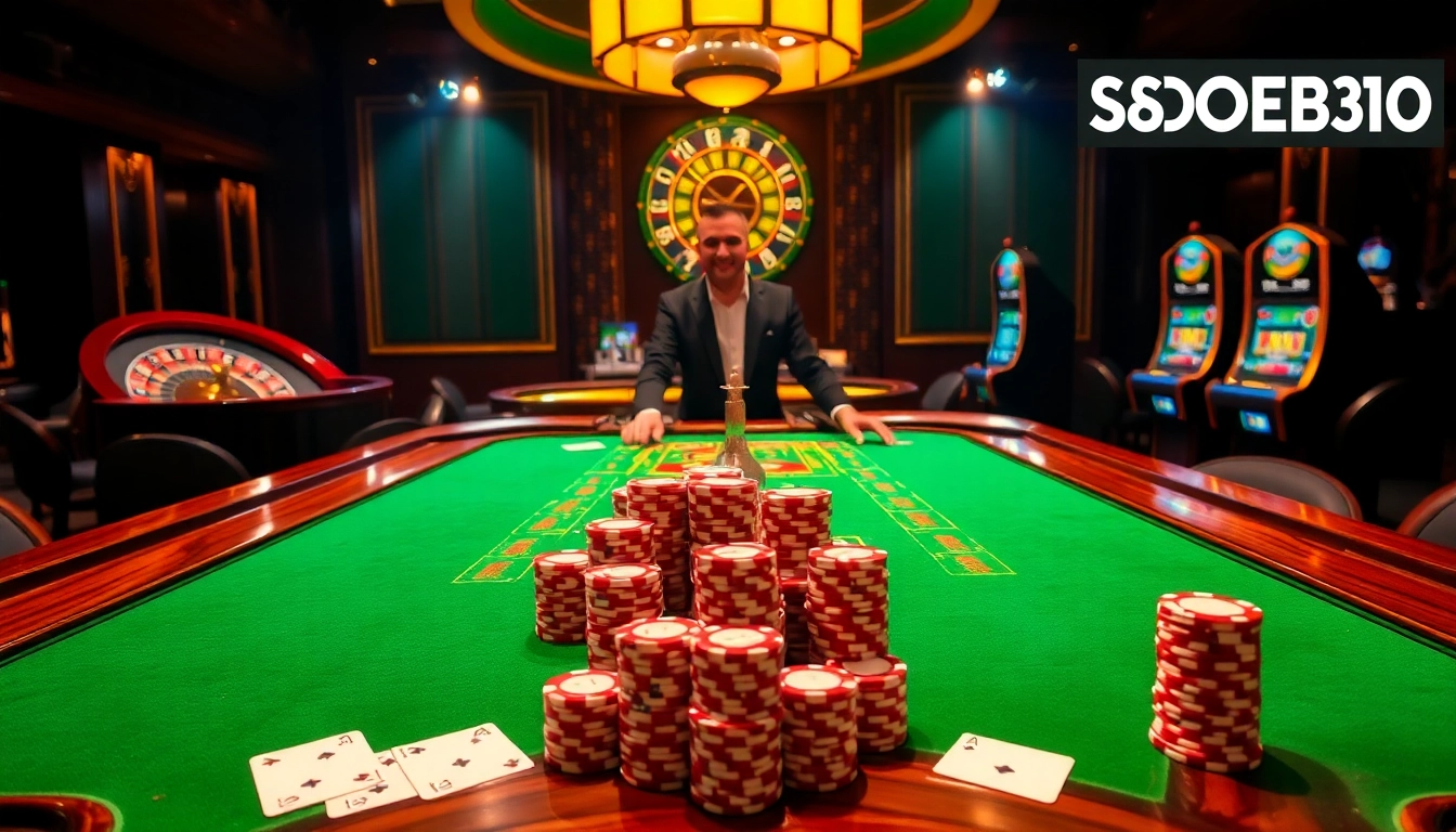Exciting casino gameplay featuring strategic betting with SBOBET90.