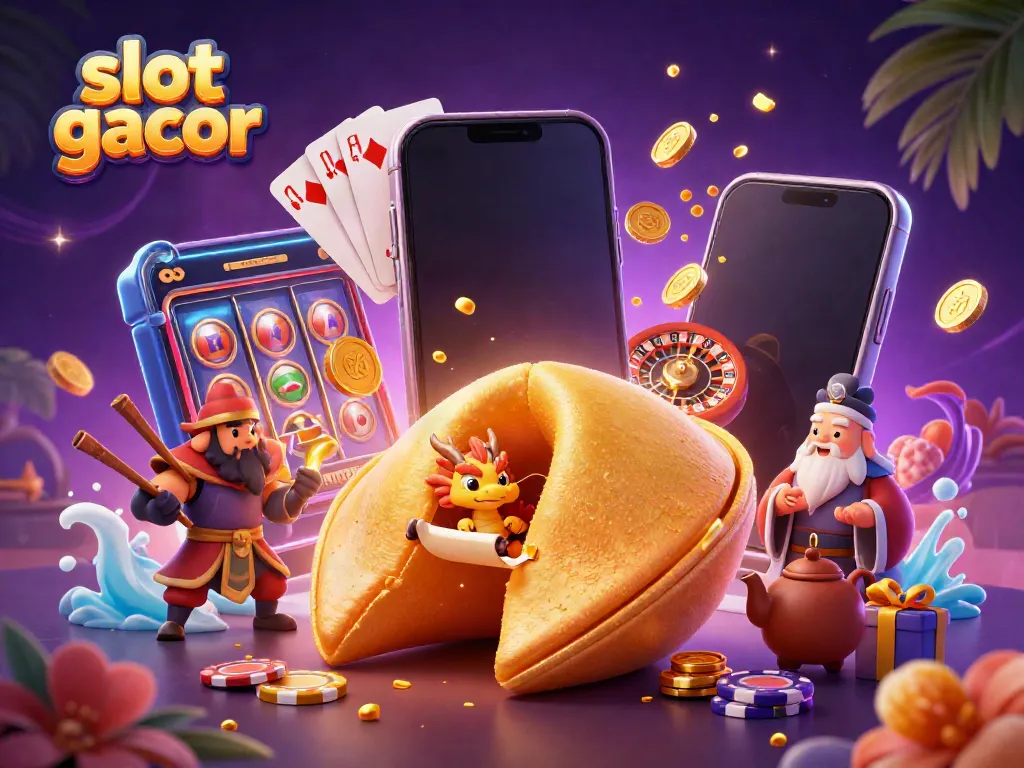 Menangkan slot gacor dengan keberuntungan dari kue keberuntungan emas dan naga bijak.