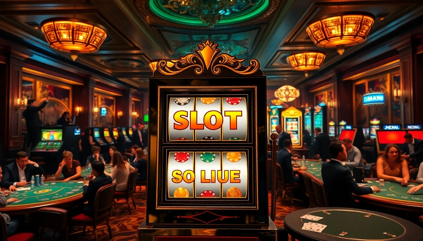 Experience thrilling gameplay with Slot Bonus opportunities at our luxurious casino.