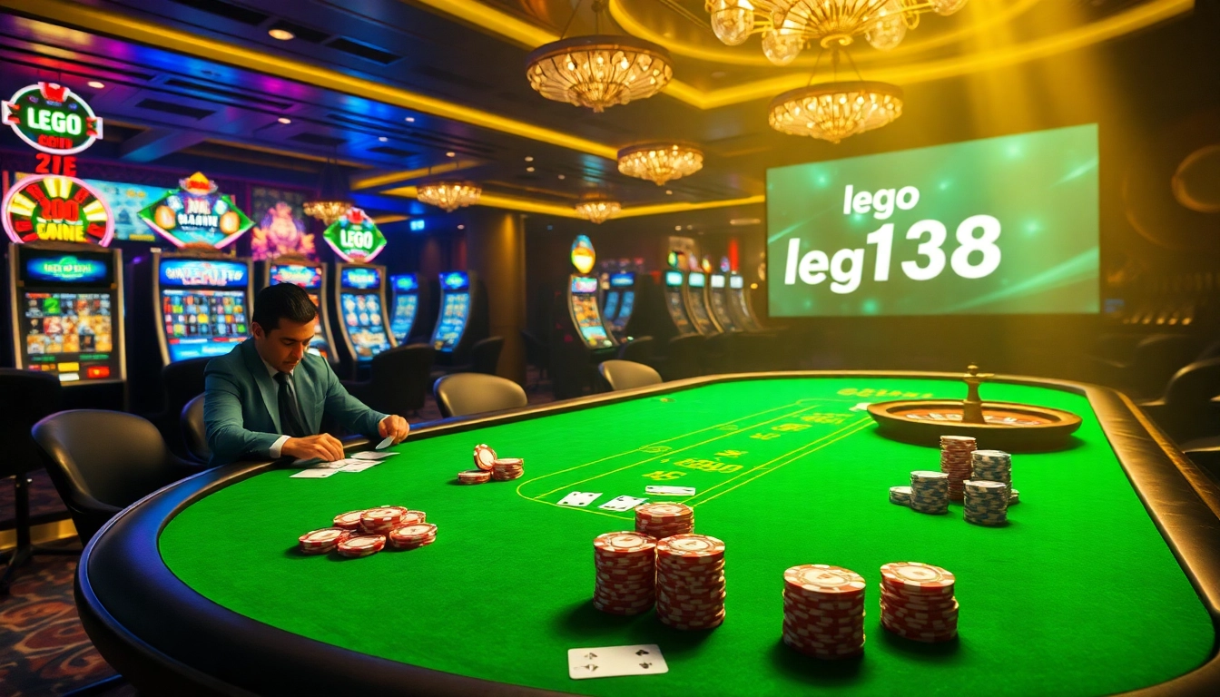 Engage with lego138 for thrilling casino action at the glamorous poker table.